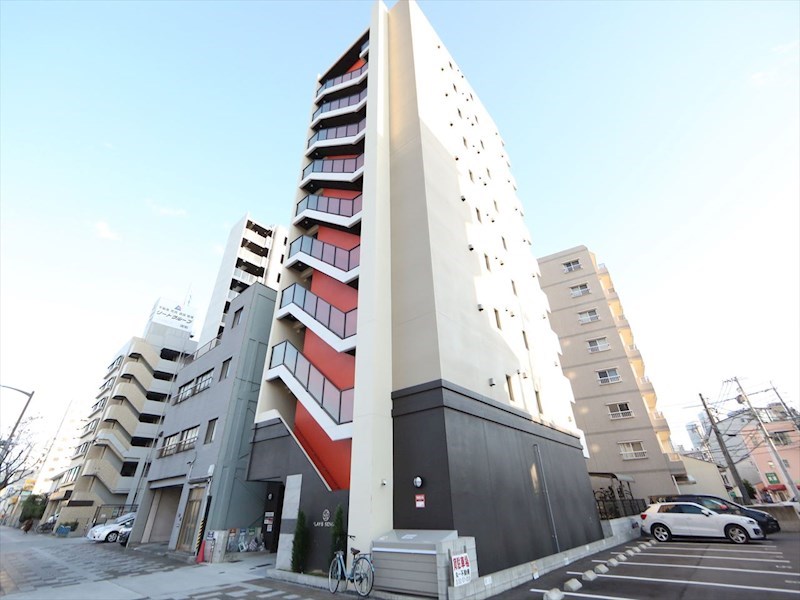 建物外観　外観　オートロック　宅配ＢＯＸ　防犯カメラ