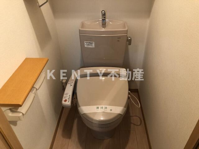トイレ　ゆったりとした空間のトイレです
