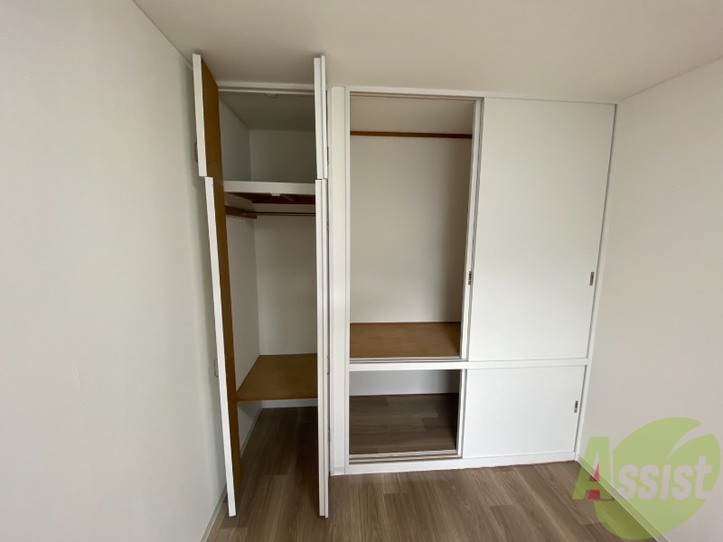収納　収納もバッチリあるのでお部屋が片付きますよ！