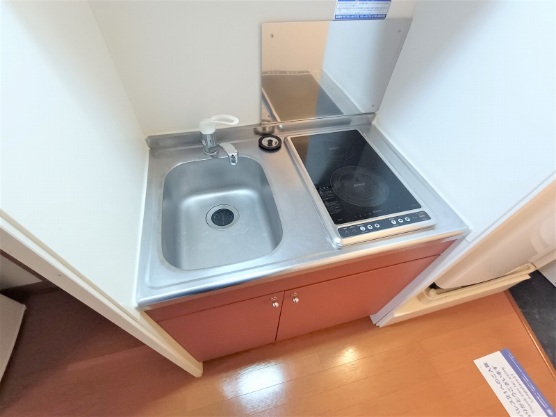 キッチン　コンロは2口コンロです。
