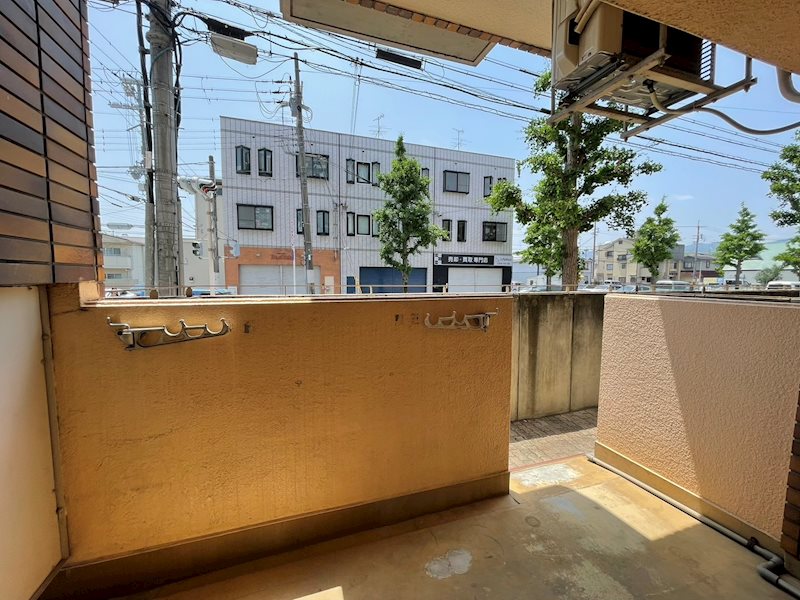 バルコニー　前回入居前写真です。