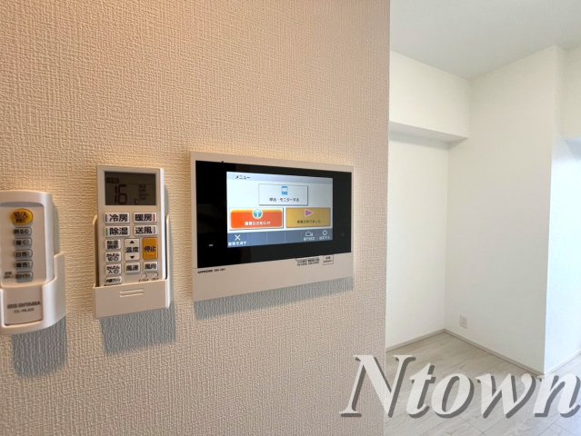 セキュリティ　モニタ付きインターホンです。