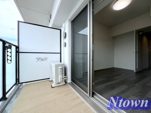 バルコニー　広々としたバルコニーです