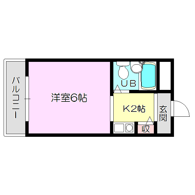 ＪＲおおさか東線 ＪＲ淡路駅 徒歩4分 4階建 築36年の間取り写真