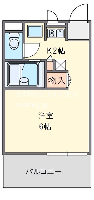 レオパレス山本の間取り写真