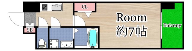レジュールアッシュ桜宮リバーコートの間取り写真