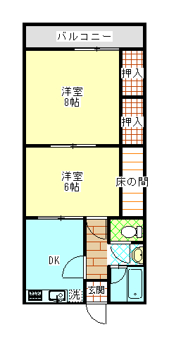 緑荘の間取り