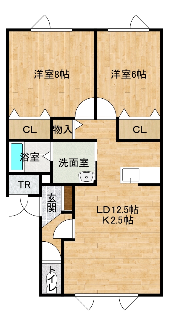 アプローチ　の間取り