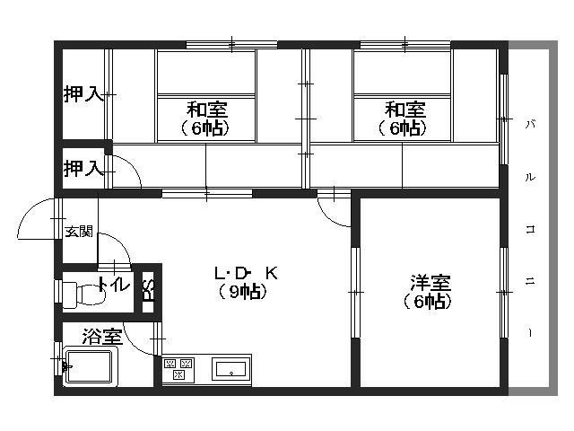 仲野マンションの間取り