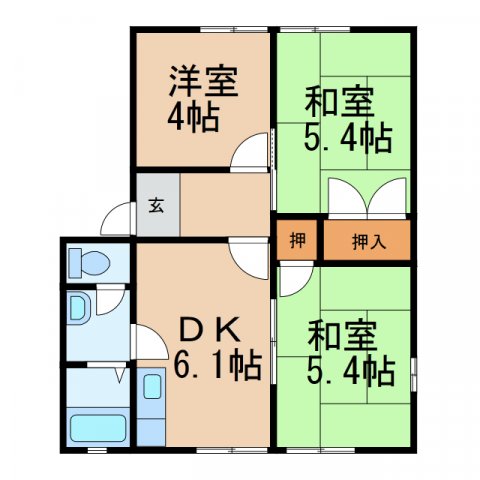 ディアス井端の間取り