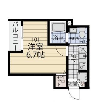 東京都葛飾区立石７（アパート）の賃貸物件の間取り