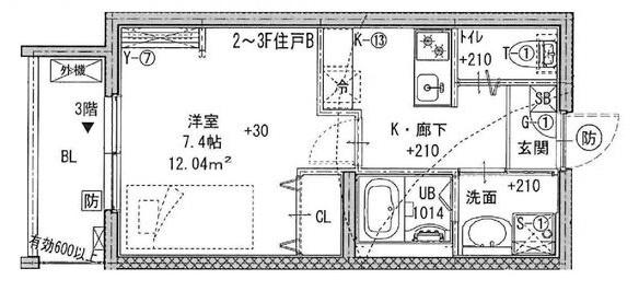 ジーイーサンクの間取り