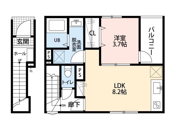 リーブルファイン新小岩の間取り