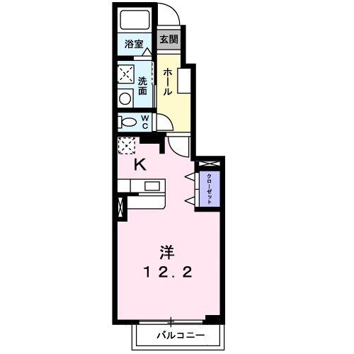 カートル　トレーフルの間取り