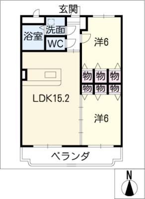 ジェントルブリーズIIの間取り