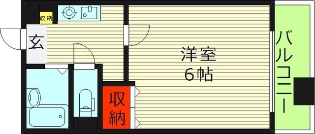 【おおきに京橋駅前ビルの間取り】