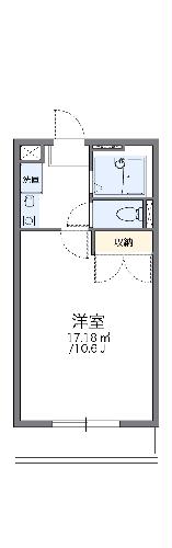 レオパレスリバーサイドの間取り