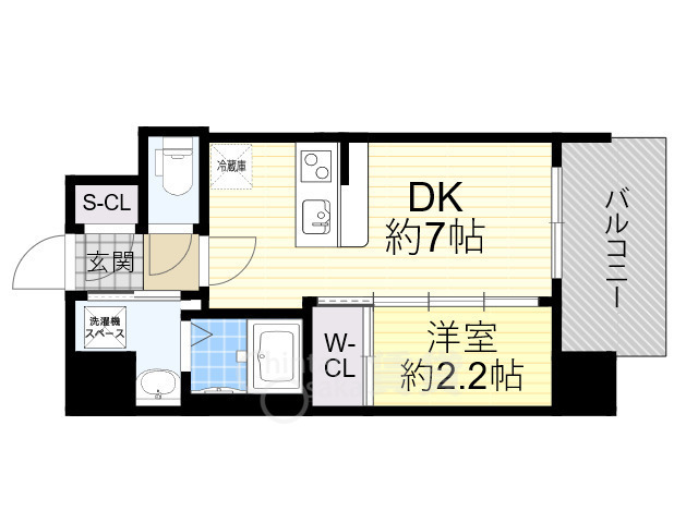 セレニテ十三ミラクの間取り