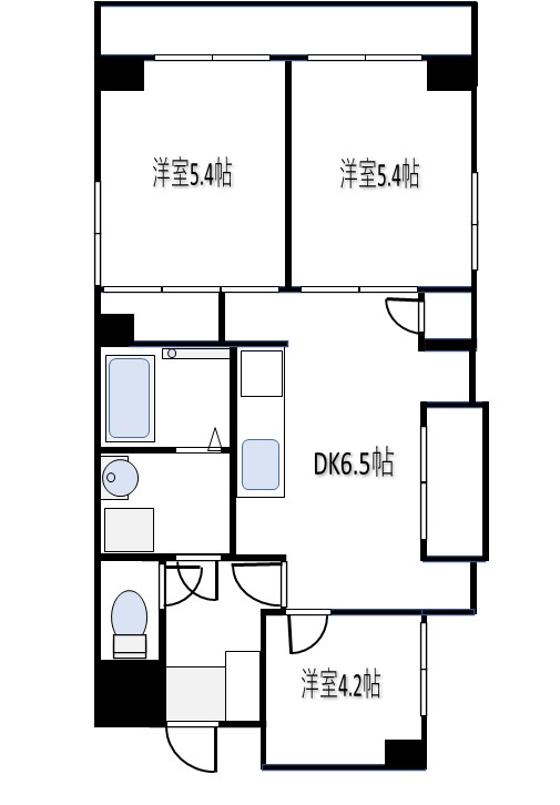 イーストヒルズの間取り