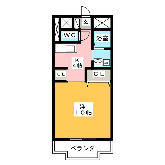 ストゥーディオ十塚の間取り