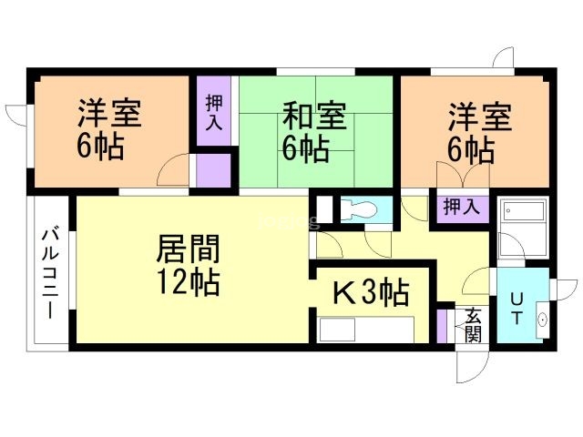 第２ナシオマンションの間取り