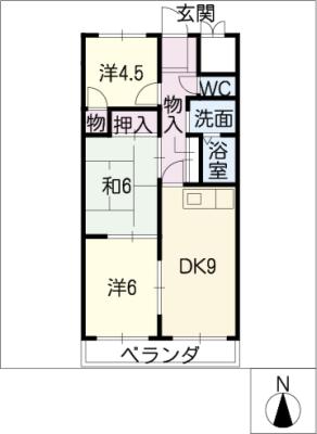 ウエストソシアの間取り