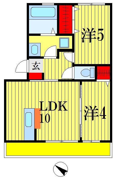 【グランドゥールヒルIの間取り】