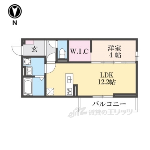 【Ｄ－ＲＯＯＭルシエルの間取り】