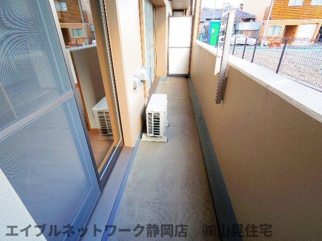 【静岡市葵区田町のマンションのバルコニー】