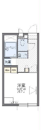 レオパレスセーヌの間取り