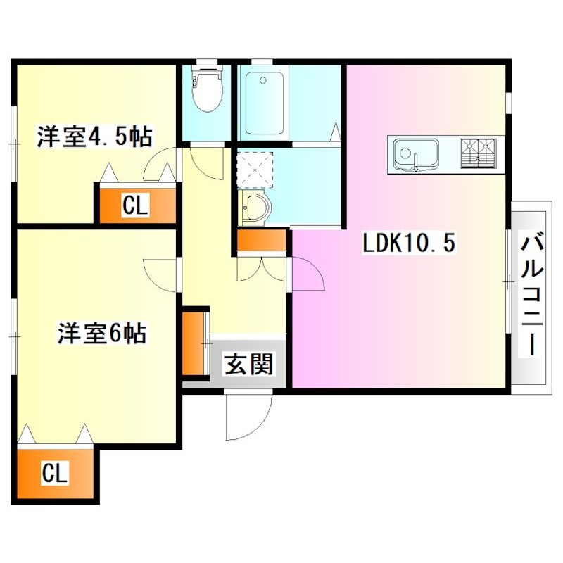 グランデ蛍ヶ丘の間取り