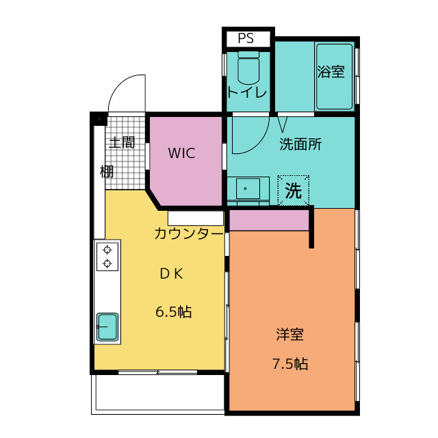 ベルビラ四間道の間取り