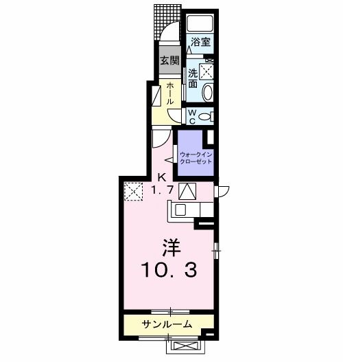 ニューフォレストＣの間取り