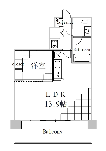 江東区南砂のマンションの間取り