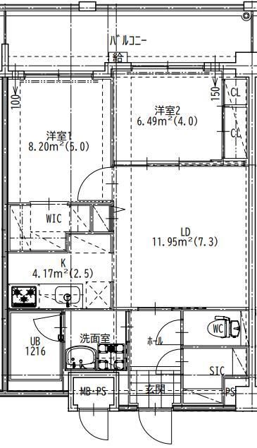 Quintet　Minami　Fukuokaの間取り