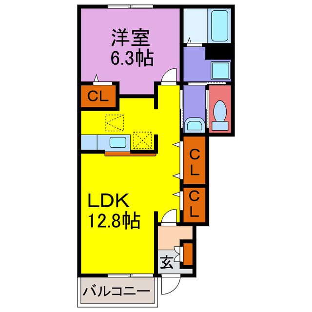 エクセルシアA・B・Cの間取り