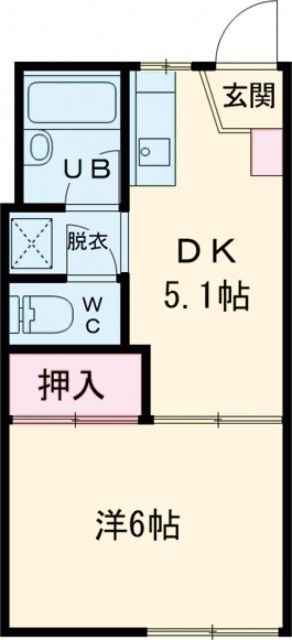 アケボノハイツIの間取り