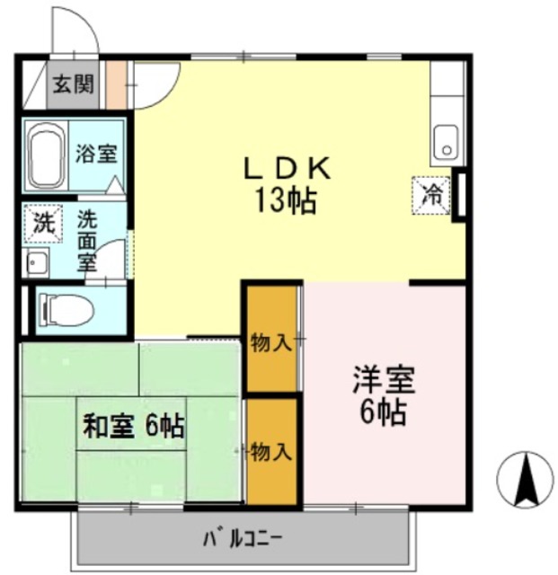 徳倉壱番館の間取り