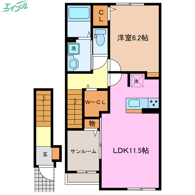 ローレル　Iの間取り