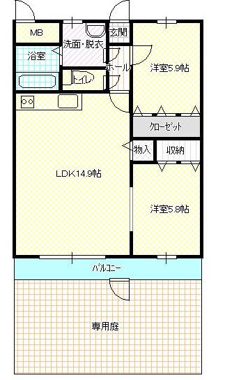 ループサイドの間取り