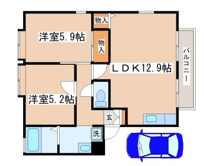 スカイヴィレッジの間取り