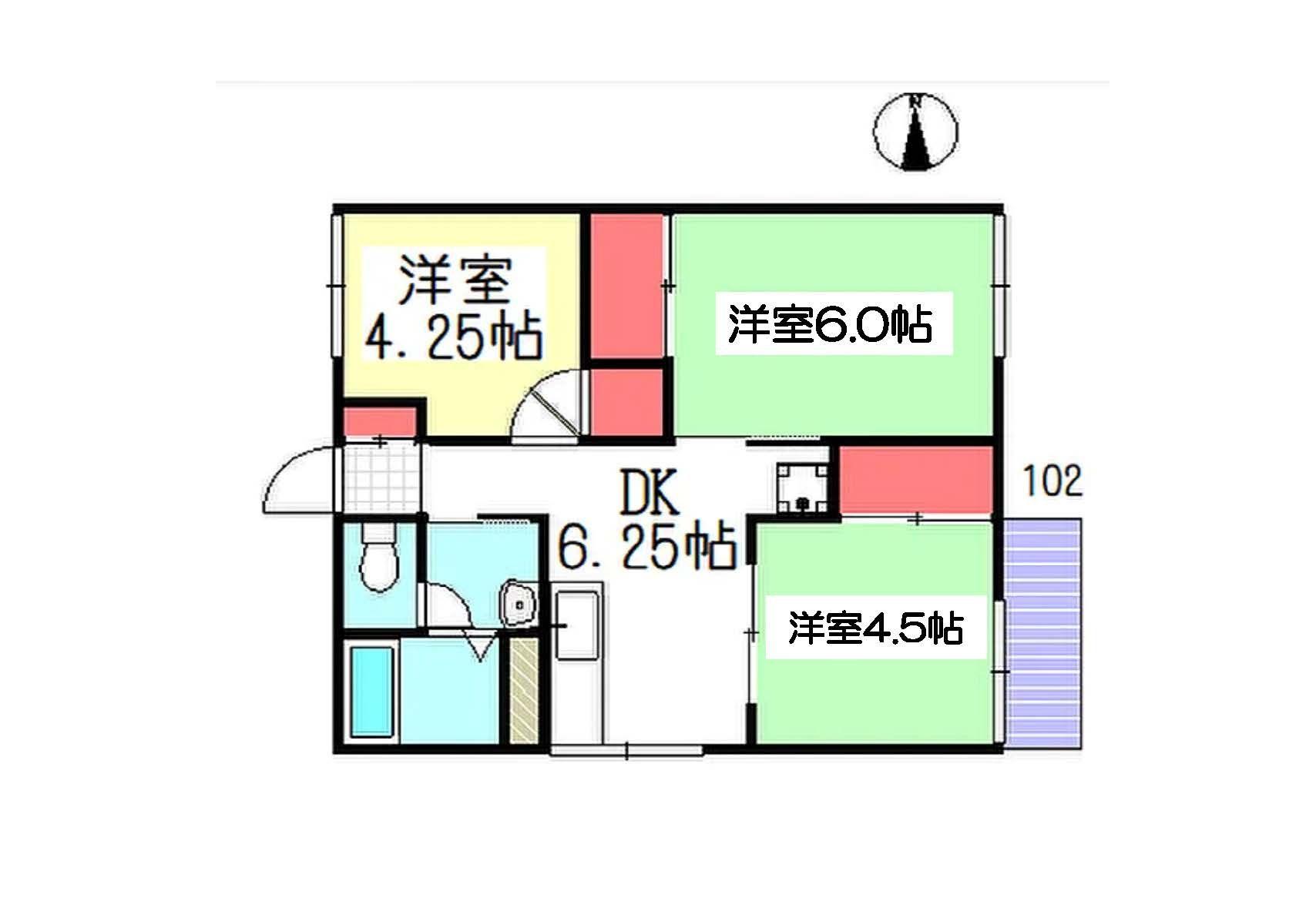 リバーサイドタウンIの間取り