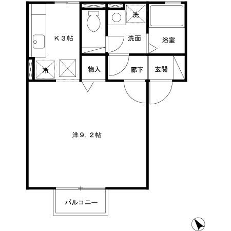 セジュールさくらの間取り