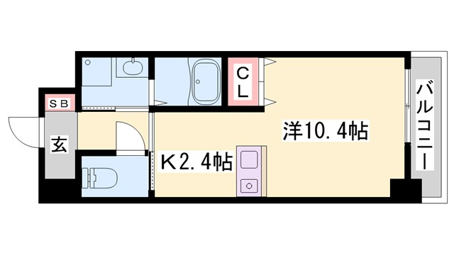 インタービレッジ高岡駅前の間取り