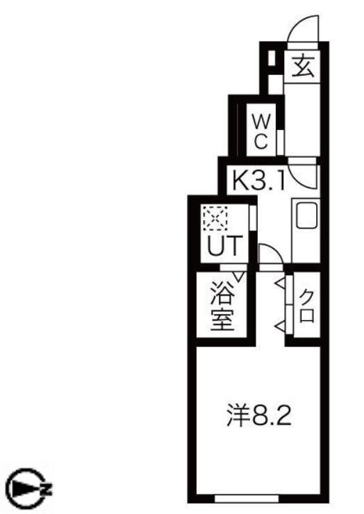 Ｌｅ　ｃｉｅｌ　ｋａｎｅｇａｓａｋｉ（ルシエルカネガサキ）の間取り