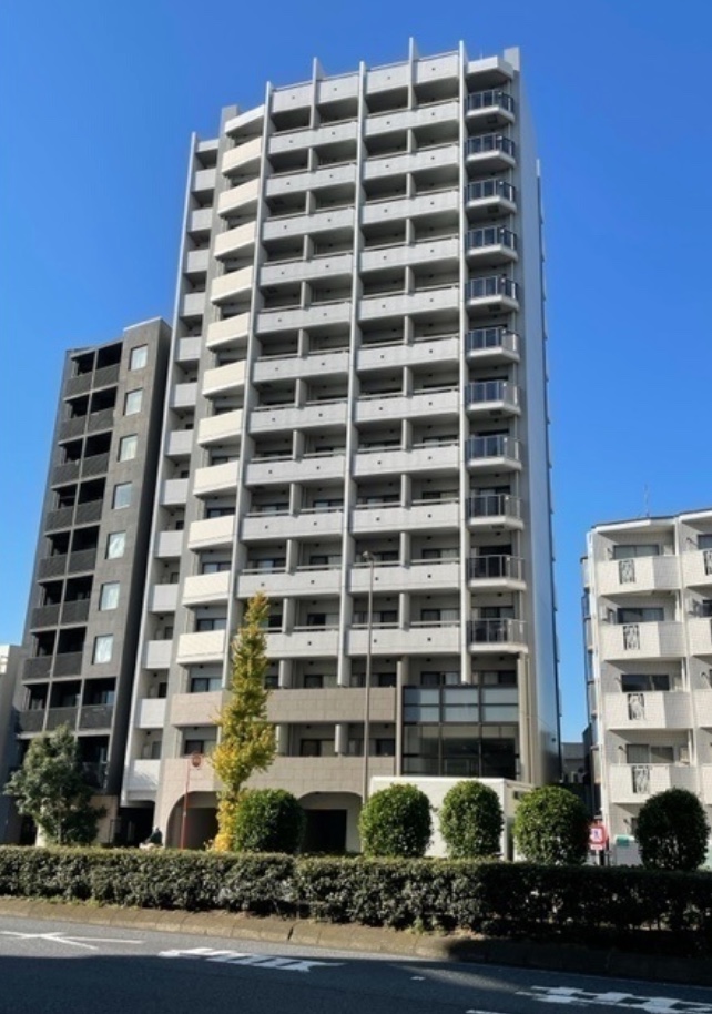 【足立区千住宮元町のマンションの建物外観】