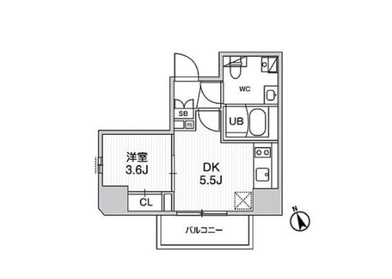 文京区関口のマンションの間取り