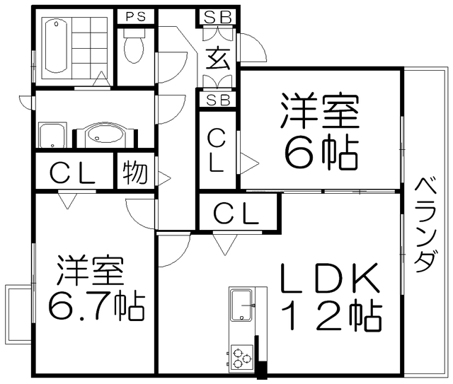 レジェンド青山　西棟の間取り