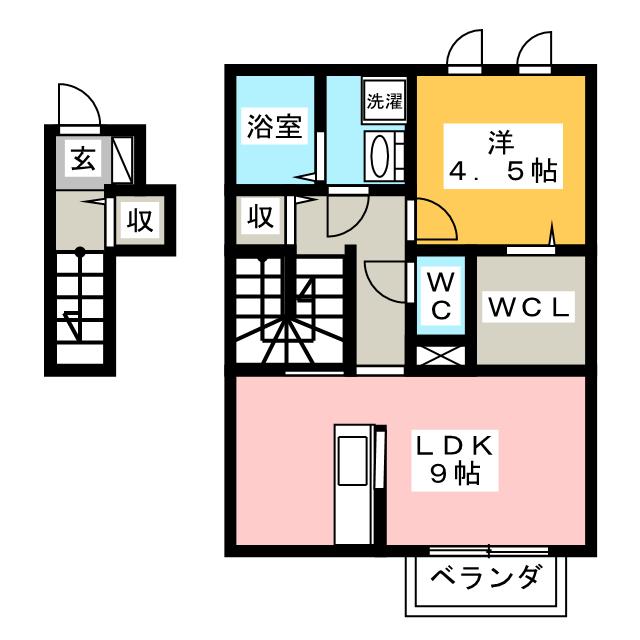 エムズ　モンピュール　I棟の間取り