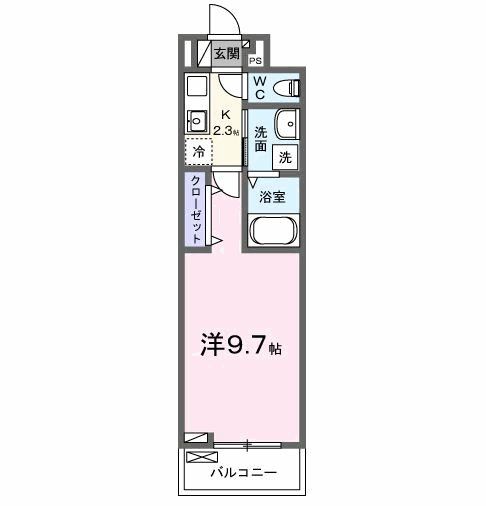 松戸市秋山のアパートの間取り